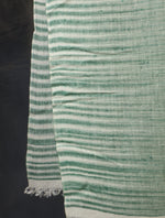 Sea Green Plaid Cashmere Check Scarf Pashmina – Handwoven Luxury
