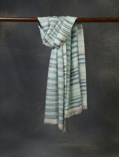 Multicolor Plaid Pure Cashmere Check Scarf Pashmina – Handwoven Luxury