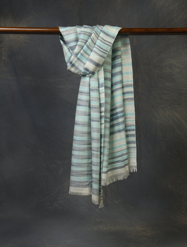 Multicolor Plaid Pure Cashmere Check Scarf Pashmina – Handwoven Luxury