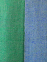 Green And Blue Reversible Handwoven Cashmere Pashmina Shawl