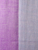 Lavender And Purple Reversible Handwoven Cashmere Pashmina Shawl