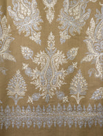 Natural Jali Embroidery Cashmere Pashmina Shawl