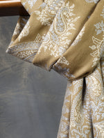 Natural Jali Embroidery Cashmere Pashmina Shawl
