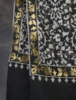 Black Kani Cashmere Pashmina Shawl