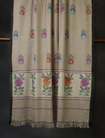 Natural Kani Floral Buteh Pashmina Shawl