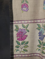 Natural Kani Floral Buteh Pashmina Shawl