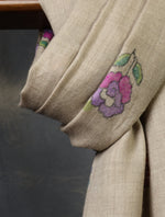 Natural Kani Floral Buteh Pashmina Shawl