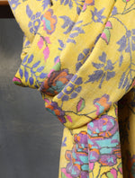 Lemon Kani floral Pashmina Shawl