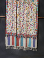 Ivory Kani Pashmina Shawl