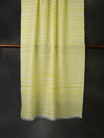 Lemon Plaid Pure Cashmere Pashmina Scarf
