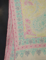 Multi-color Jamawar Embroidery Cashmere Pashmina Shawl