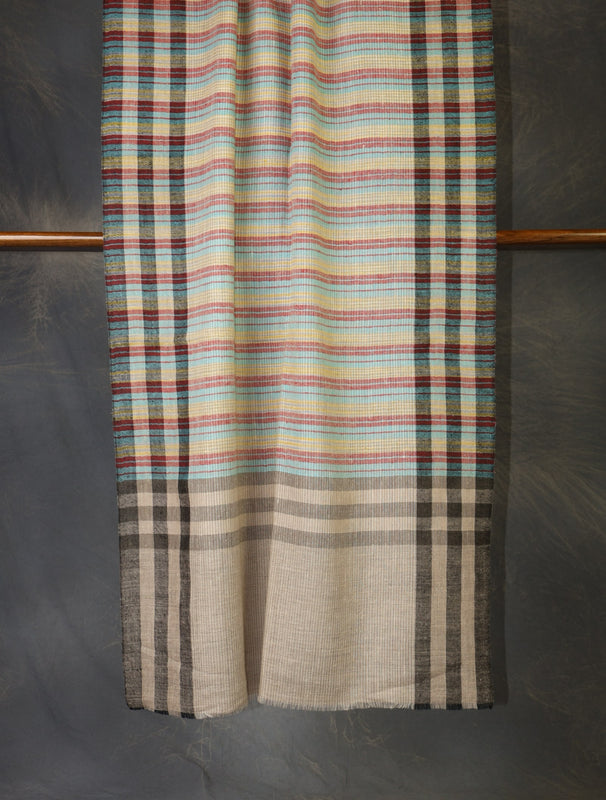 
Multicolor Plaid Cashmere Pashmina Scarf
