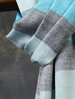Multicolor Plaid Pure Cashmere Pashmina Scarf