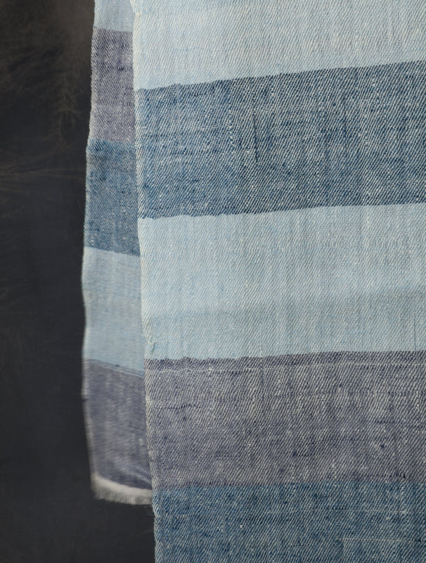 Multicolor Plaid Pure Cashmere Pashmina Scarf