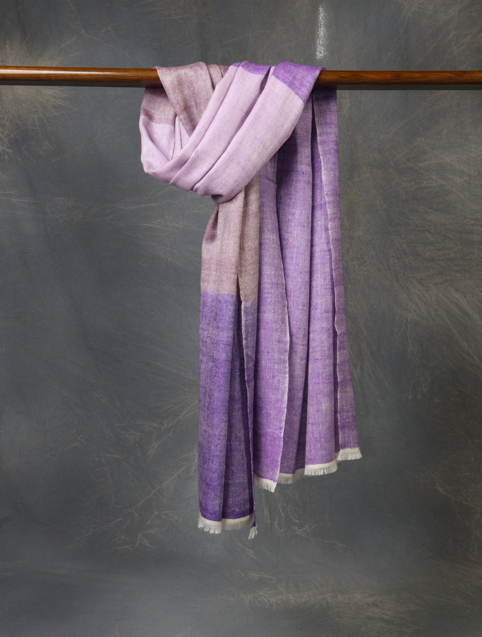 Multicolor Plaid Pure Cashmere Pashmina Scarf