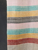 Multicolor Plaid Pure Cashmere Pashmina Scarf