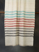 Multicolor Plaid Pure Cashmere Pashmina Scarf