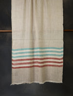 Multicolor Plaid Pure Cashmere Pashmina Scarf