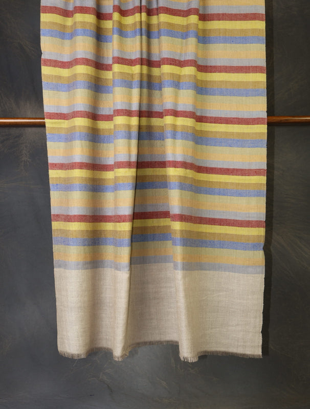 Multicolor plaid cashmere pashmina shawl