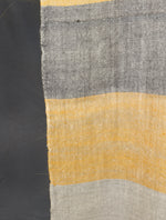 Mustard And Ivory Plaid Pure Cashmere Pashmina Scarf