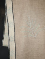 Natural Boteh Motif Cashmere Pashmina Shawl