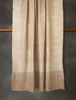 Natural Boteh Motif Embroidery Cashmere Pashmina Shawl