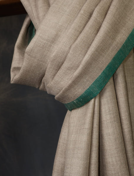 Natural Color  Plaid Pure Cashmere Pashmina Shawl