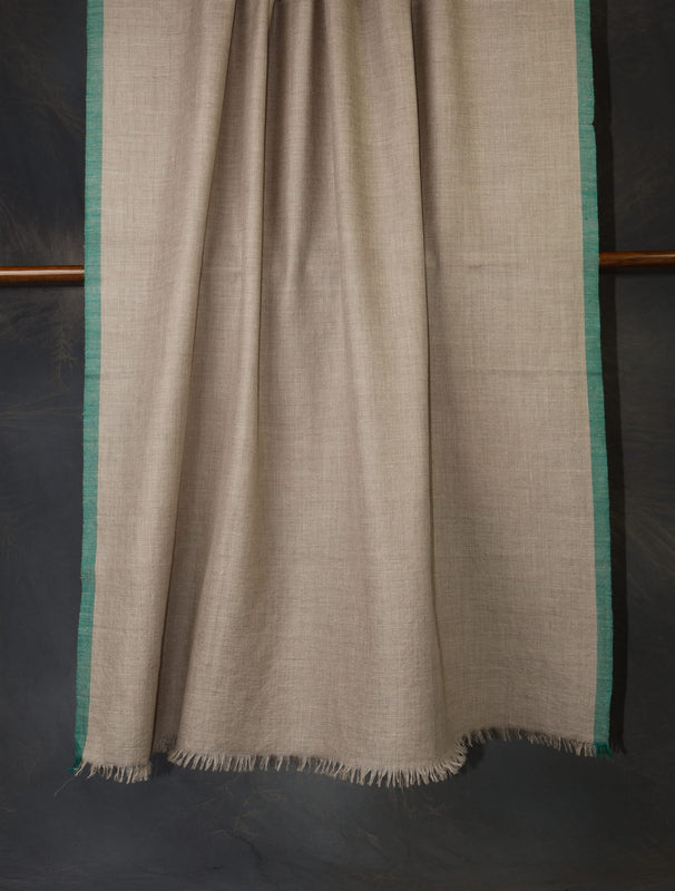 Natural Color  Plaid Pure Cashmere Pashmina Shawl