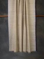 Natural Plaid Pure Cashmere Classic Pashmina Shawl