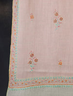 Pink With Buteh Embroidery Cashmere Pashmina Scarf
