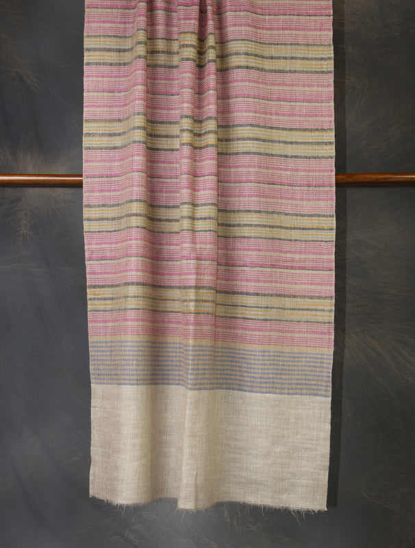 Plaid Pink Scarf Cashmere Pashmina

