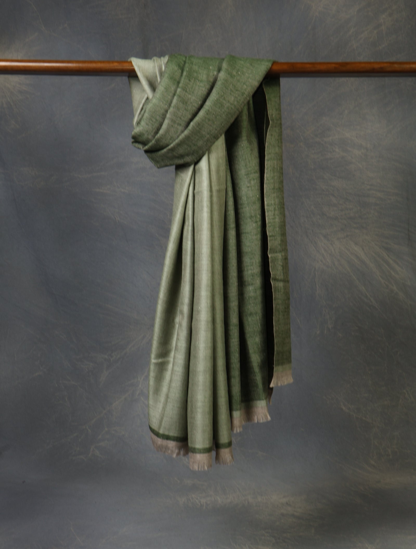 Reversible Handwoven Cashmere Pashmina Shawl