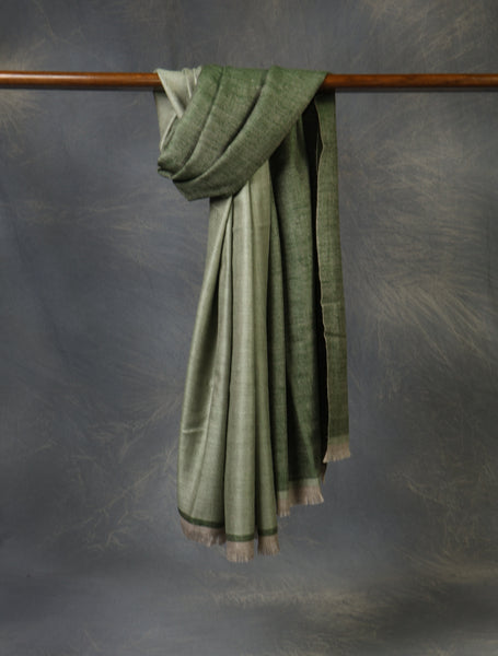 Reversible Handwoven Cashmere Pashmina Shawl