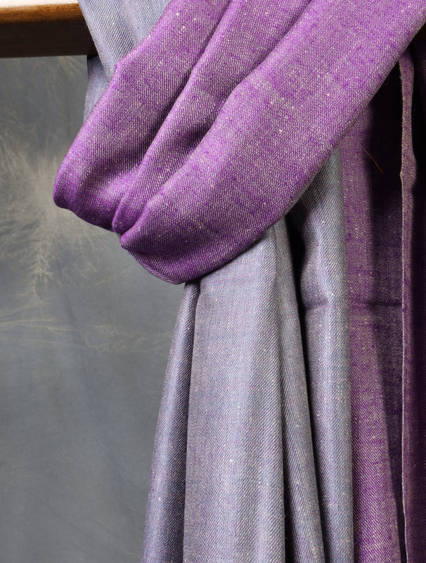 Reversible Handwoven Cashmere Pashmina Shawl