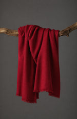 Ruby Cashmere Scarf – 100% Pure Kashmir Pashmina