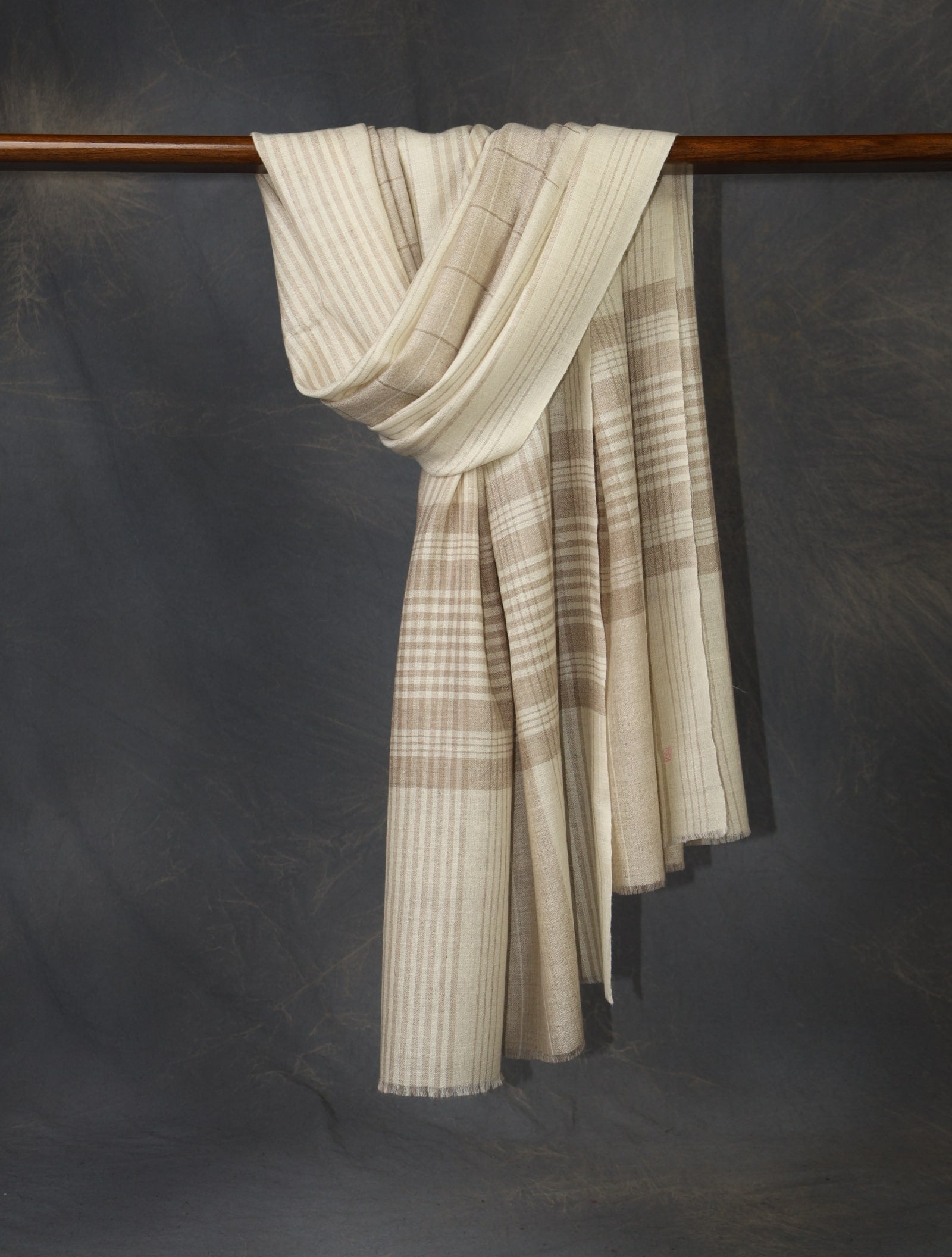 Tartan Plaid Colors Scarf Pure Cashmere Pashmina
