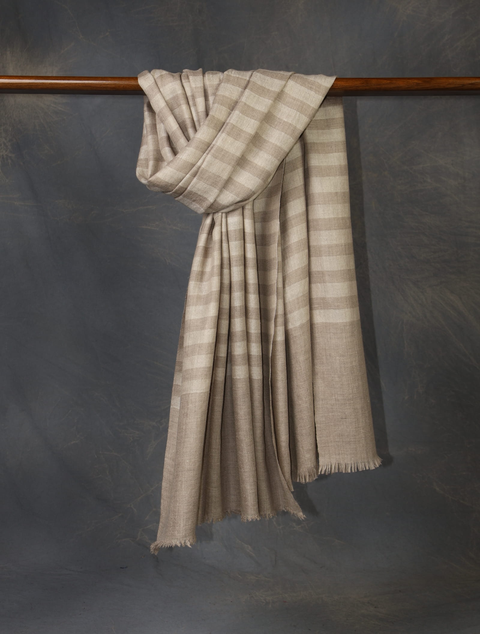 Tartan Plaid Pure Cashmere Pashmina Shawl