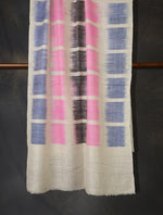 classic plaid cashmere scarf handwoven