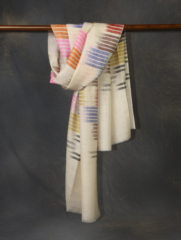 designer plaid cashmere scarf