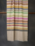 warm plaid pure cashmere scarf