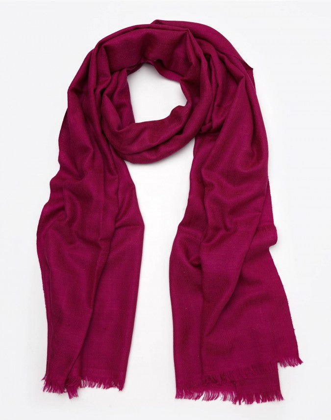 Pink Cashmere Travel Wrap