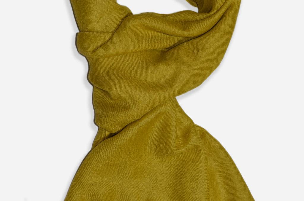 Mustard pashmina scarf/shawl