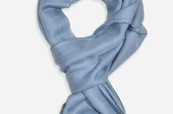 Beautifully light and scrumptiously soft "Graphite Grey" Cashmere Scarf is hand woven from the highest grade of 100% pure Cashmere from Kashmir.