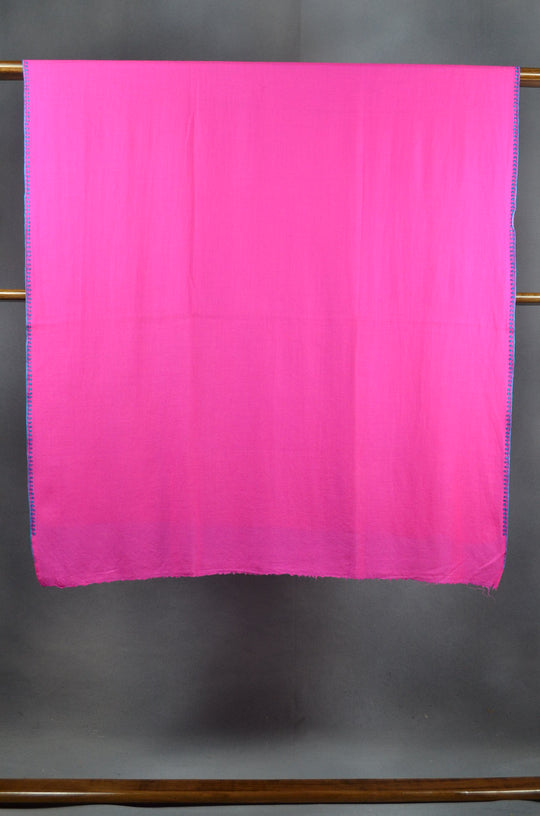 Pink Sozni Embroidery Shawl