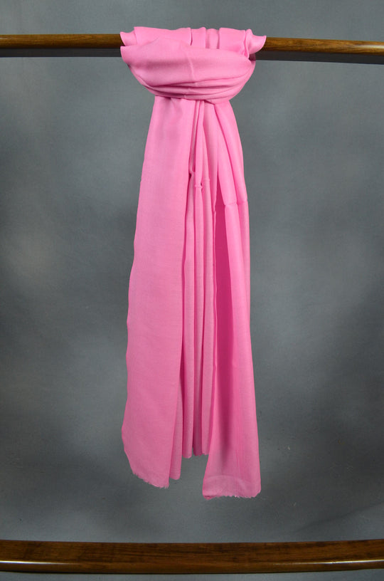 Pink shade Soft Merino Silk Shawl