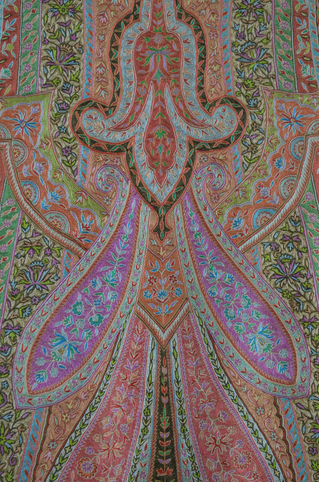 2.5 Yard Jamawar Embroidery Pashmina Shawl
