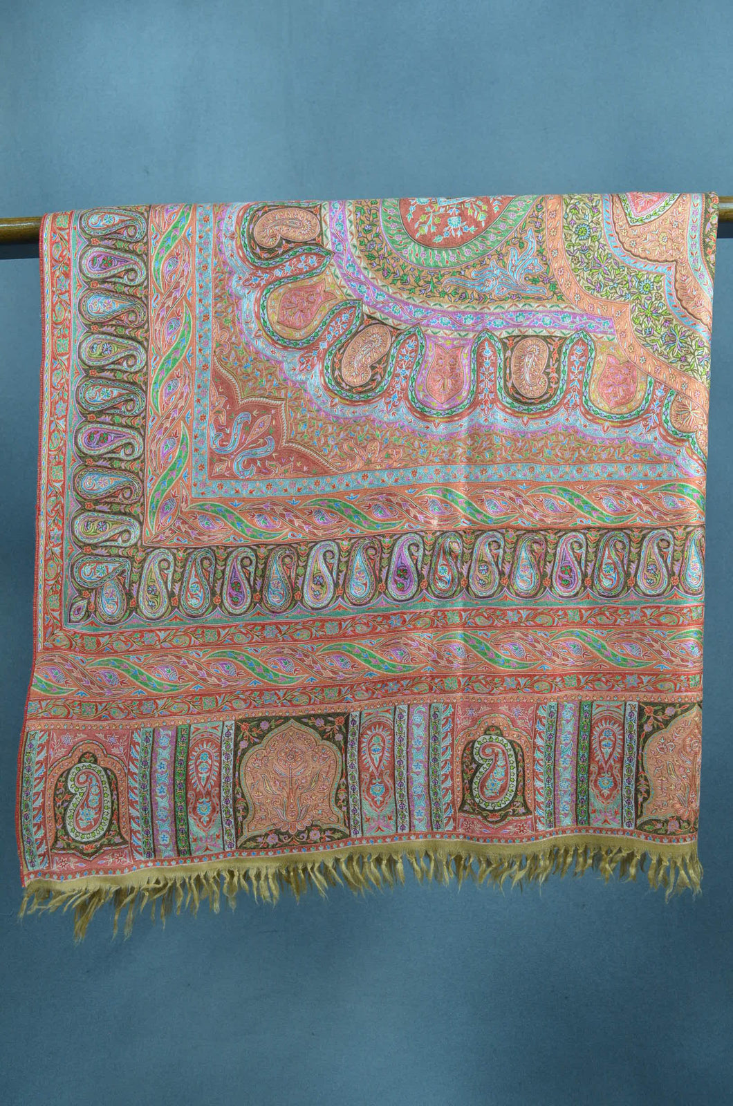 2.5 Yard Jamawar Embroidery Pashmina Shawl