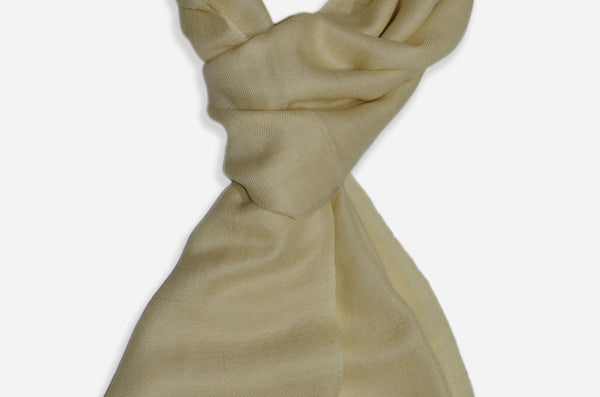 Beige Cashmere Scarf – 100% Pure Kashmir Pashmina | Pure Kashmir — pashmina shawl alternate view