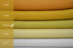 Color Comparison Mustard cashmere scarf 