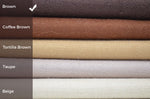 Color Shade Comparison Brown Cashmere Scarf